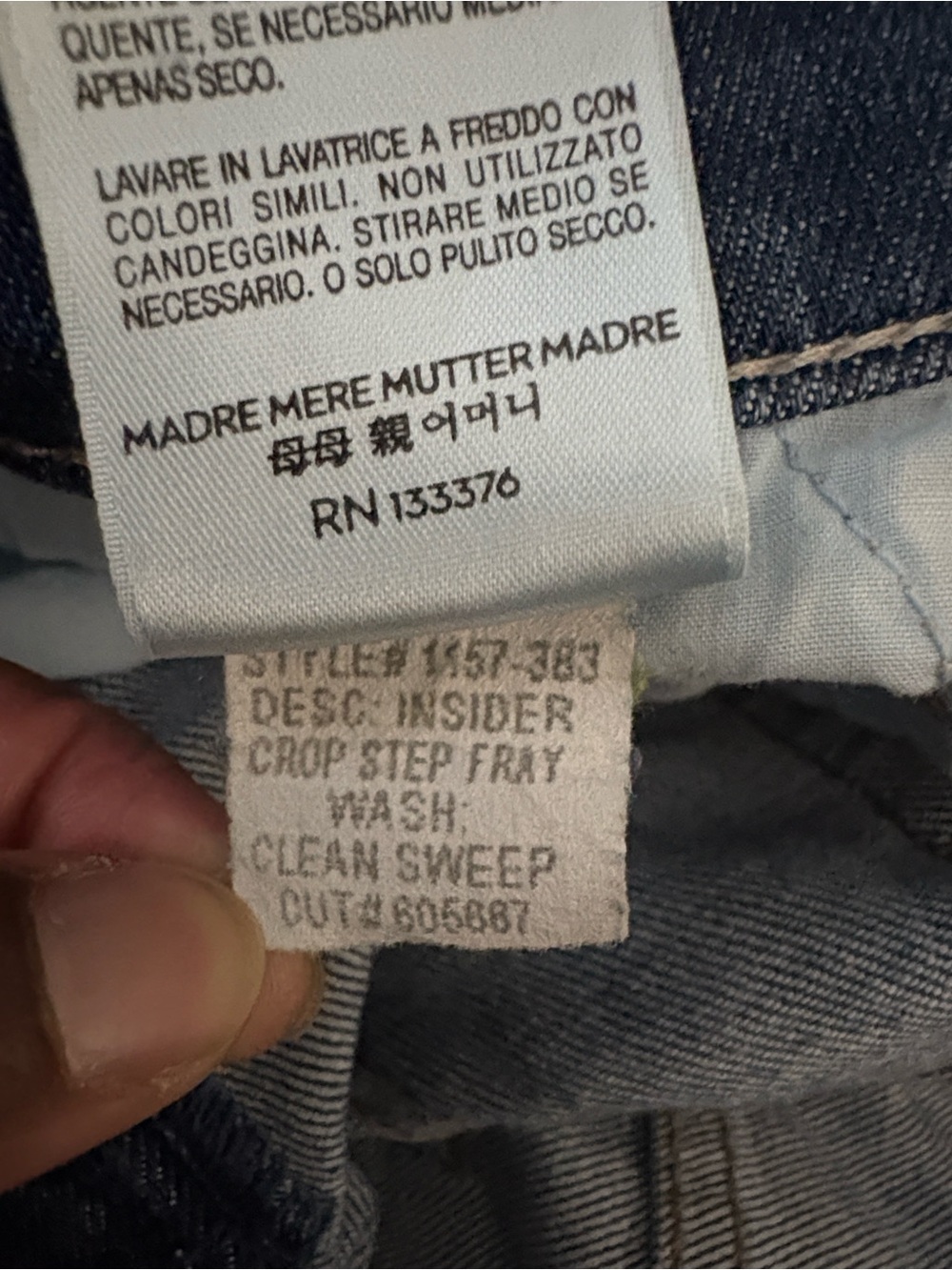 MOTHER Insider Crop Step Fray Jeans - Picture 6 of 7